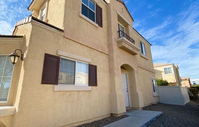 Beautiful 2 story home on a corner lot with many upgrades such as two-tone paint, luxury vinyl flooring, stainless steel appliances, and 2 Built-in desks great for working from home or distance learning! It also comes with a large backyard and a balcony!