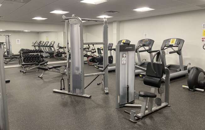 Fitness Center  at 444 Park Apartments, Ohio, 44143