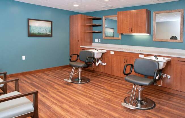 Beauty Salon at The Grainwood Senior Apartments, Minnesota
