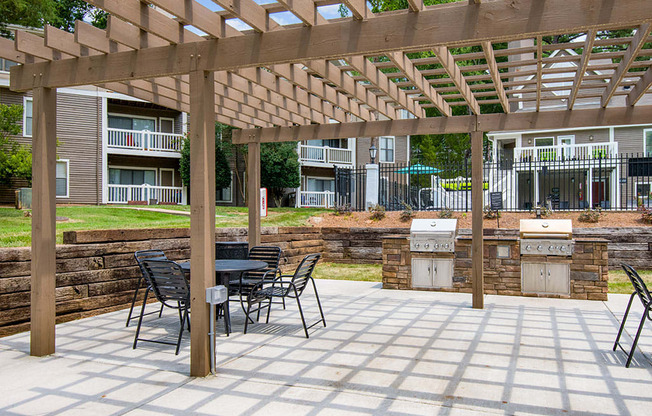 Pergola at Sommerset Place Apartments in Raleigh NC