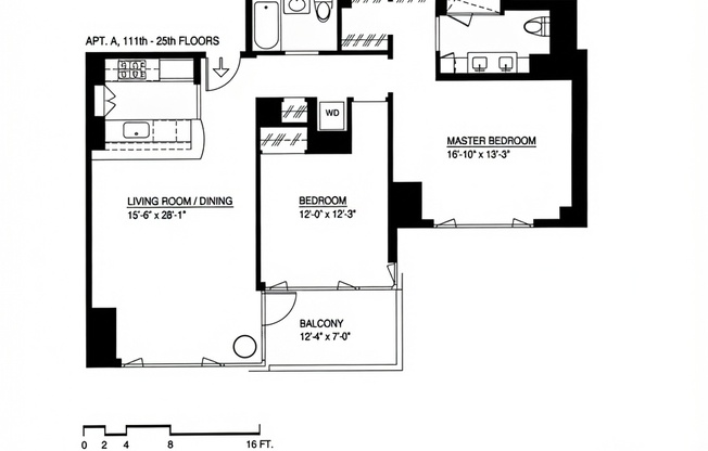 2 beds, 2 baths, 1,176 sqft, $9,000, Unit 23A