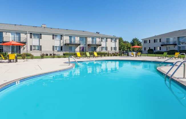 Pool Deck at Regents Court Apartments,33105 Warren Road, Westland MI,48185