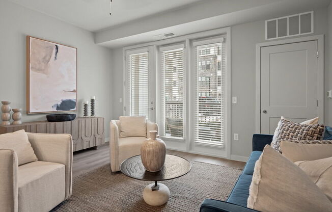 Spacious living room