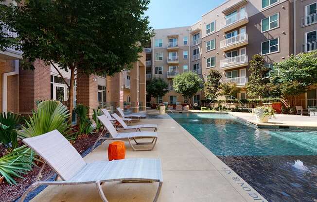 Arpeggio Pool Dallas TX Apartments with a pool