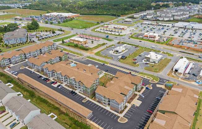 Grande at Geyser Falls Luxury Apartments Aerial View