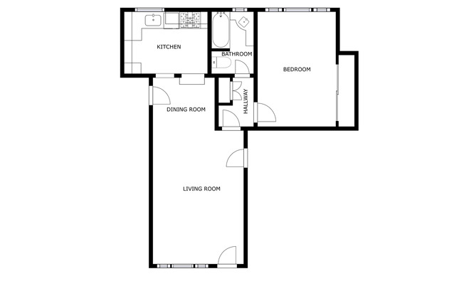 1 bed, 1 bath, 600 sqft, $1,975, Unit 017#106