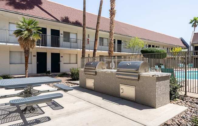 BBQ Grills at Avani North Tucson Apartments in Tucson Arizona