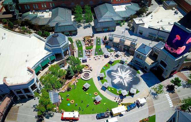 Aerial View at Paperbox Lofts, Salt Lake City, 84101