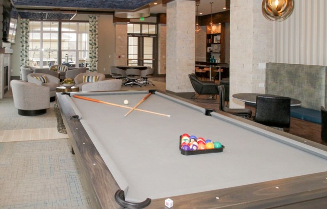 Billiards at Fifth Street Place Apartments, Charlottesville, Virginia