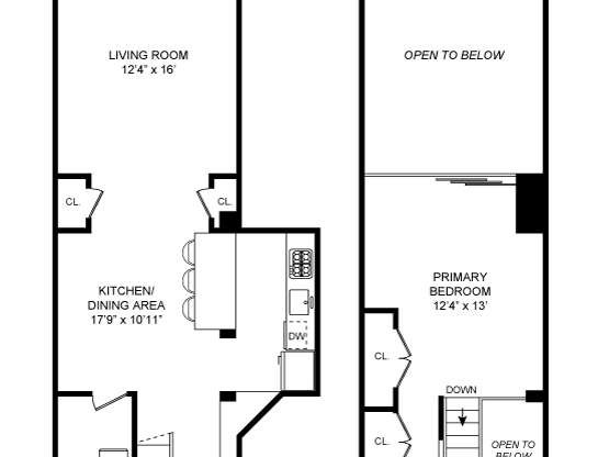 1 bed, 2 baths, $10,500, Unit 208