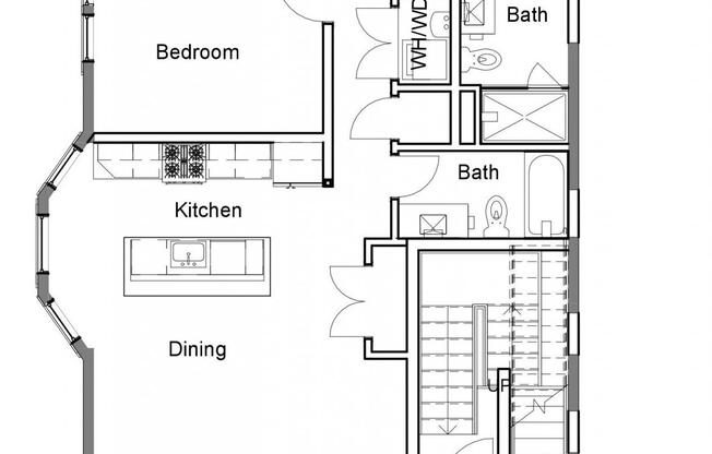 3 beds, 2 baths, 1,500 sqft, $5,350, Unit 1