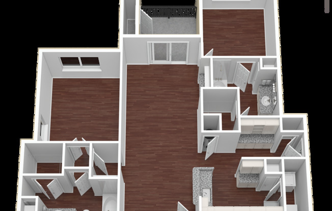 2 beds, 2 baths, 1,488 sqft, $2,352