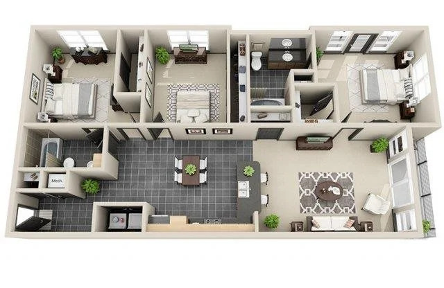 3 beds, 2 baths, 1,399 sqft, $3,165