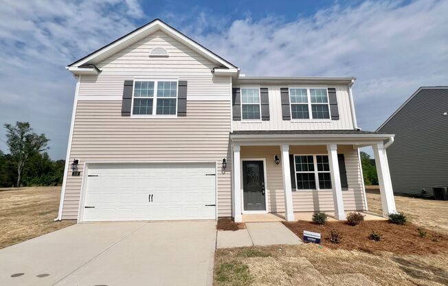 New Construction 4 BD, 2.5BA Fuquay-Varina Home with 2-Car Attached Garage in HOA Community