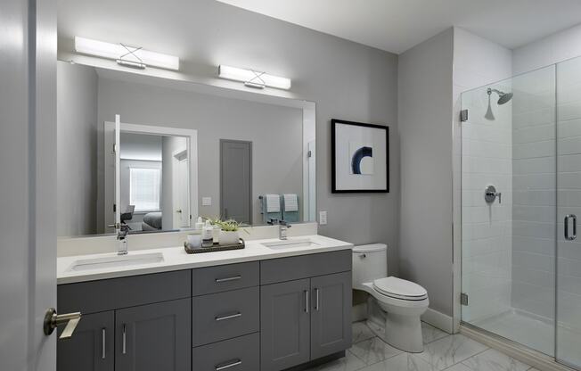 AVE Blue Bell Apartment Bathroom at AVE Blue Bell, Blue Bell, Pennsylvania