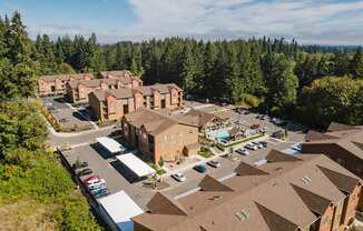 A bird's eye view of South Ridge West Apartments