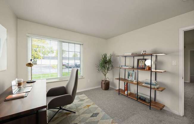 Office Space with Carpet