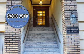 FREE RENT SPECIAL: Spacious Goose Hollow 1-Bedroom Ready Now!