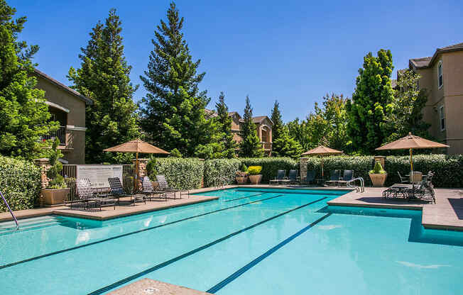 Fairfield Apartments for Rent with Upscale Swimming Pool with Lap Lanes