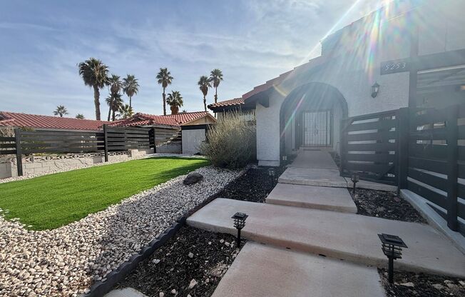 Fully Furnished 4 Bedroom Home! NO HOA! Park up to 6 vehicles! Pool and Spa! Close to Spring Mountain. Short Term Rental OK.