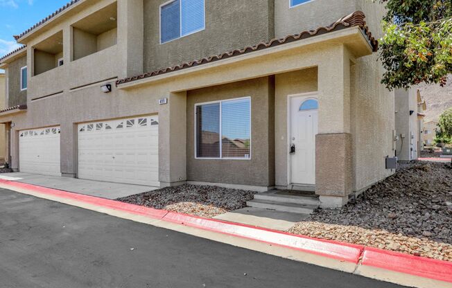 3 bedroom townhome with 2 car garage