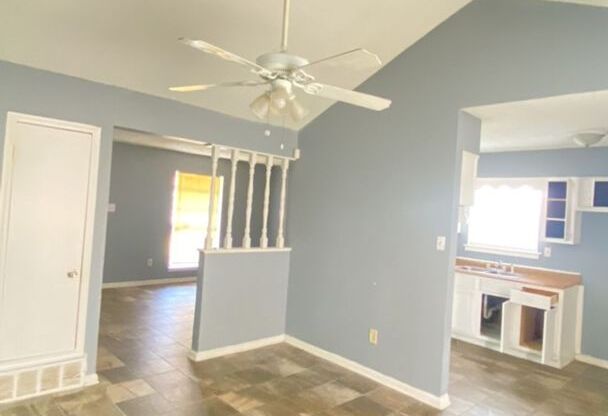 Newly renovated 3 bedroom 1 bath home