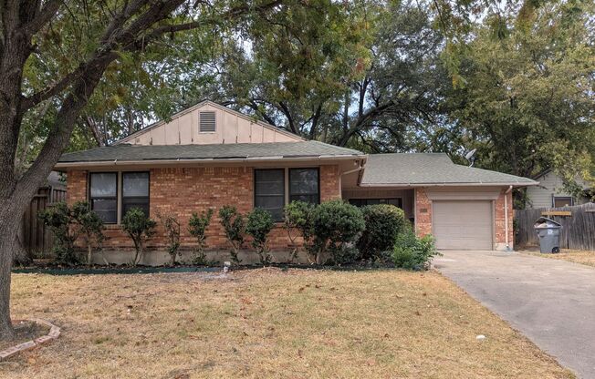 4 Bed 2 Bath with Laundry Hookups, Garage, and Fenced Yard