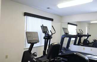 gym at apartment complex