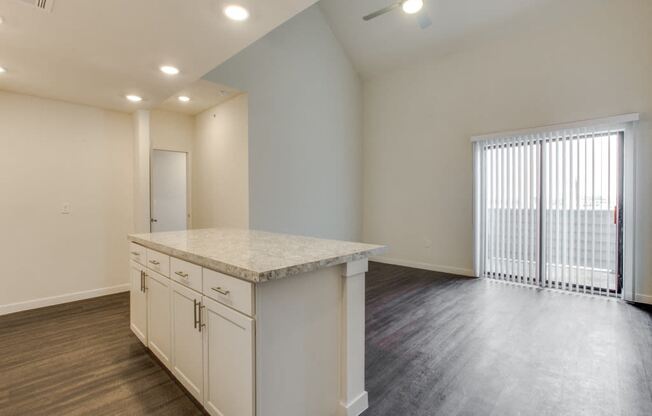 Living Room Interior at Aviator at Brooks Apartments, Clear Property Management, San Antonio, TX