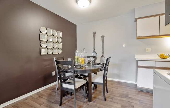 Classic Dining Area at Lakeside Village Apartments, Clinton Township, MI, 48038