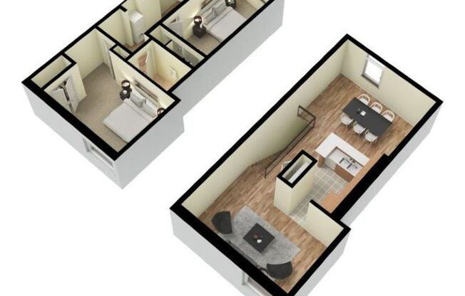 2 beds, 1 bath, 864 sqft, $2,050, Unit 127