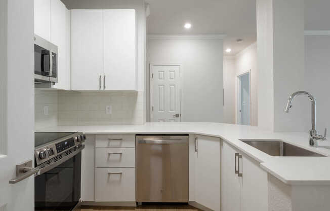 Kitchen with Stainless Steel Appliances