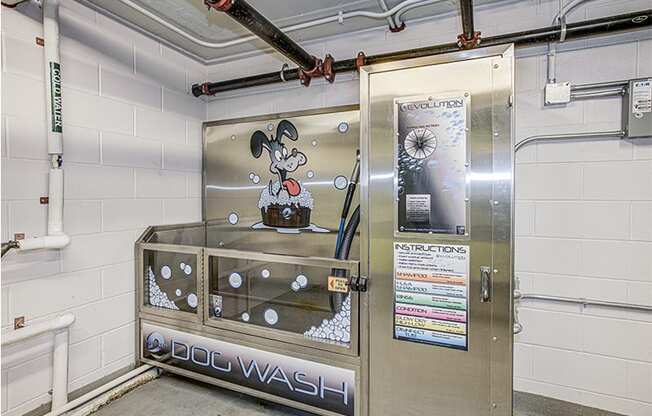 Dog Wash Area at The George, Wheaton, Maryland