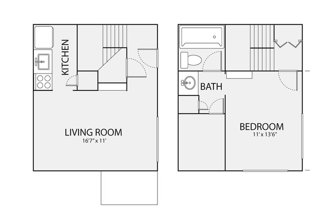 1 bed, 1 bath, 742 sqft, $1,524