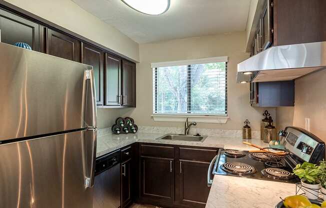 Updated Kitchen  at Vert at Six Forks Apartments in Raleigh, NC