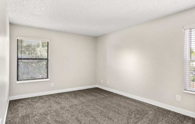 Carpeted Bedroom at Hilltop View Apartments