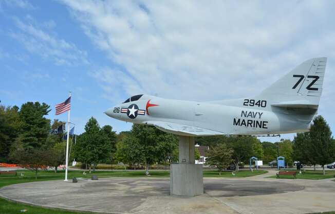 Plane at union point