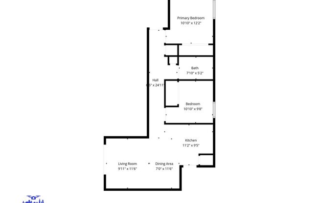 2 beds, 1 bath, 746 sqft, $3,200, Unit 924-3W