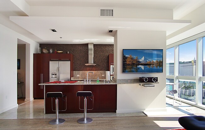 The Martin 1807-Strip/city Views form this Stunning Fully Furnished 2Bd/2Ba Residence