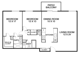 2 beds, 2 baths, 1,130 sqft, $2,355