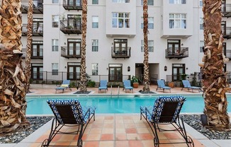 Pool and lounge area at Roosevelt Square, Phoenix, AZ, 85003