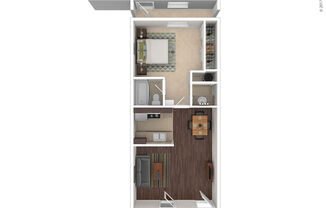 1 bed, 1 bath, 585 sqft, $799