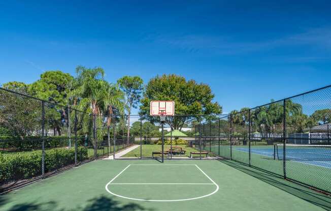 Basketball Court at Lakeside Glen Apartments, Melbourne