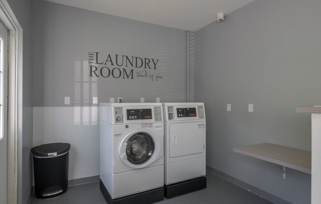 Laundry facility at Centennial Crossing at Lenox Gate in Goodletteville TN August 2020