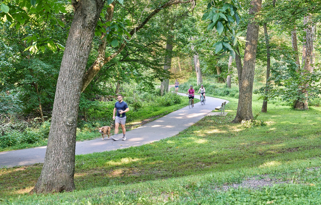 Explore the scenic trails of Rock Creek Park, located just moments from Meridian at Grosvenor Station. Whether you're hiking the Valley Trail or cycling along the Rock Creek Hiker-Biker Trail, enjoy miles of wooded paths and natural beauty right here in North Bethesda.