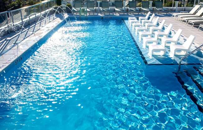 Blue Cool Swimming Pool at Verde Pointe, Arlington, VA, 22201