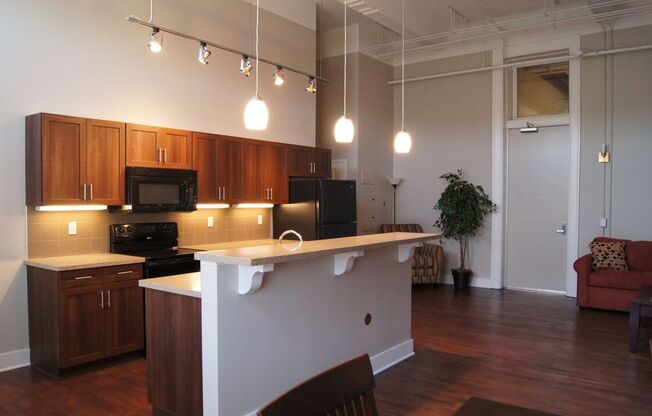 Kitchen at The Residences at South High, Pittsburgh, PA