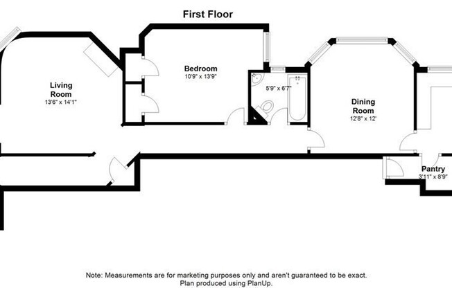 2 beds, 1 bath, 1,107 sqft, $3,600, Unit 7