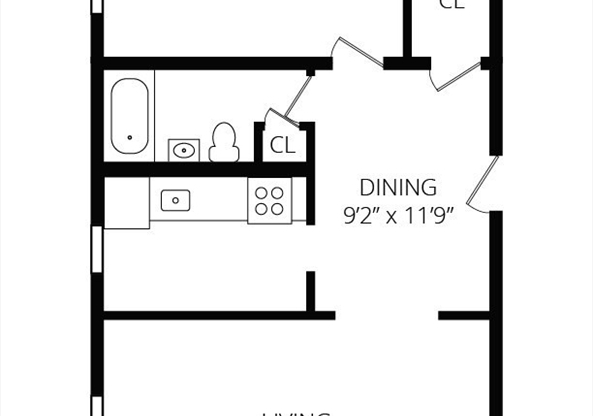 1 bed, 1 bath, 525 sqft, $2,150, Unit 15