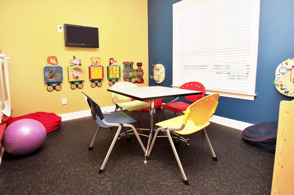 Playroom with TV